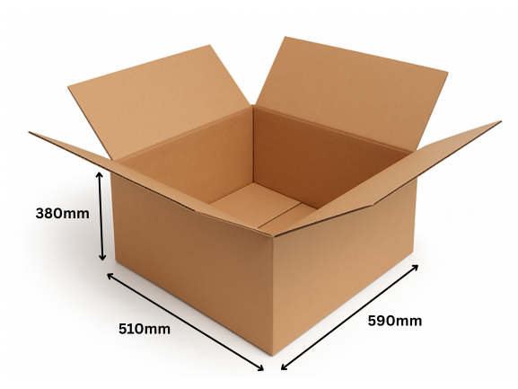 XXL Shipping Cartons (25 Pack) 590 × 510 × 380 mm